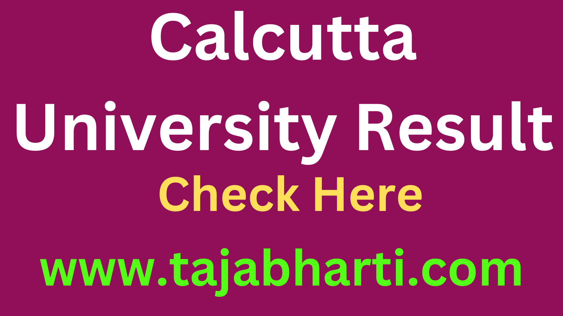 Calcutta University Result 2024 (Out) CU BA B.Sc Bcom Semester Annul ...