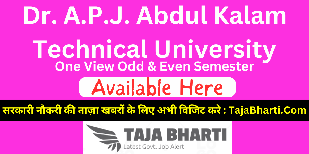 AKTU Result 2024 (Out) BBA BCA B.Tech MBA MSc Odd & Even Semester Result